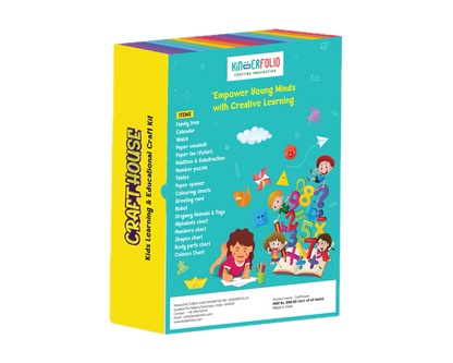 Craft House for Kids | Educational DIY kit for Children | 20 + Activities for Kids